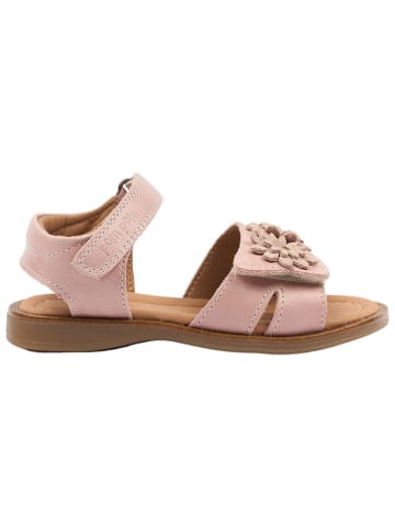 POM POM Leder-Sandalen in Rosa