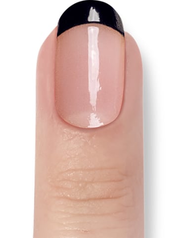 MISS SOPHIE UV-Gel-Nagelfolien "Black Tips" - 20 Stück