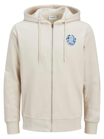 Jack & Jones Sweatjacke in Beige