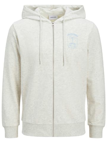 Jack & Jones Sweatjacke in Creme