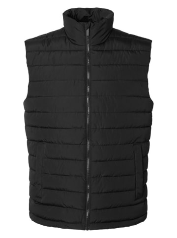 SELECTED HOMME Steppweste in Schwarz