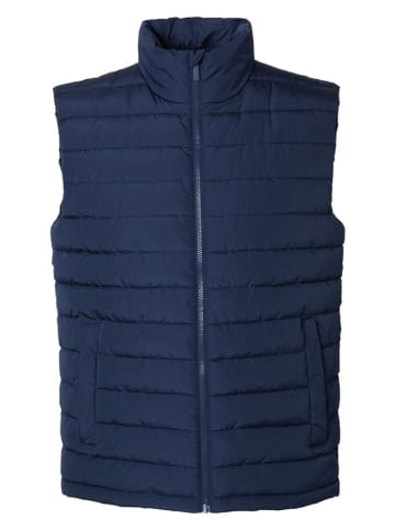 SELECTED HOMME Doorgestikte bodywarmer donkerblauw