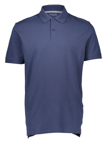 SELECTED HOMME Poloshirt in Dunkelblau