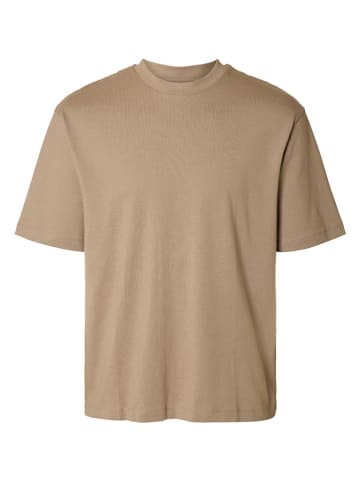 SELECTED HOMME Shirt in Beige