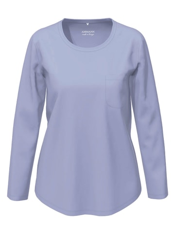 Ammann Pyjama-Oberteil in Hellblau