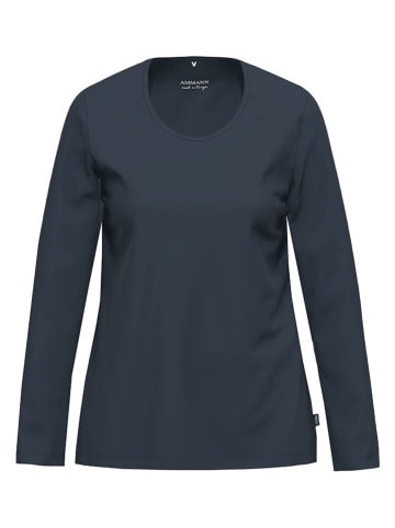 Ammann Pyjamashirt donkerblauw