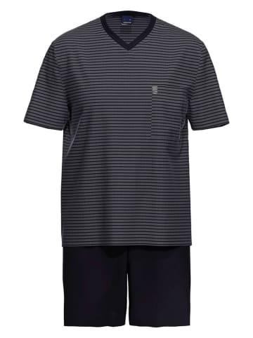 Ammann Pyjama antraciet/zwart