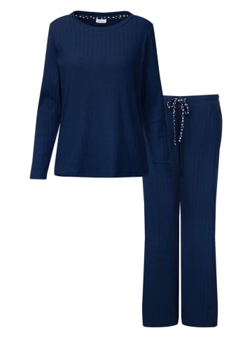 Seidensticker Pyjama donkerblauw