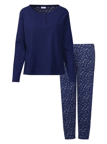 Seidensticker Pyjama donkerblauw