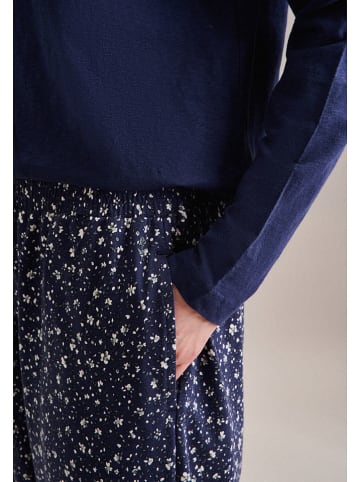 Seidensticker Pyjama donkerblauw