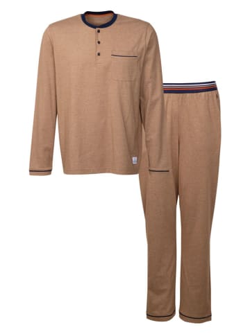 Seidensticker Pyjama lichtbruin