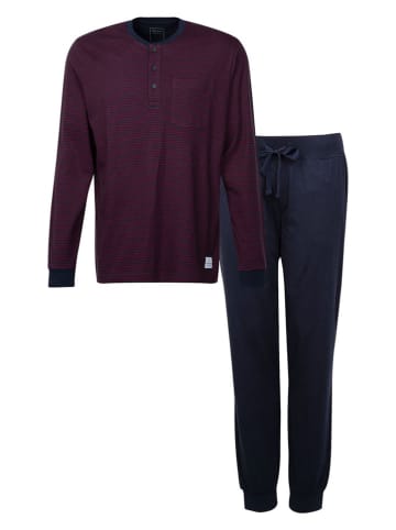 Seidensticker Pyjama donkerblauw