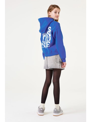Garcia Hoodie in Blau/ Weiß