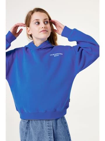 Garcia Hoodie in Blau/ Weiß