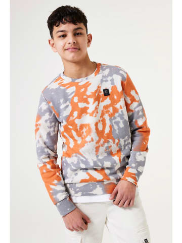 Garcia Sweatshirt in Grau/ Orange