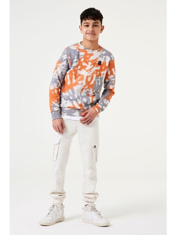 Garcia Sweatshirt grijs/oranje