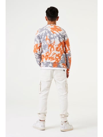 Garcia Sweatshirt grijs/oranje