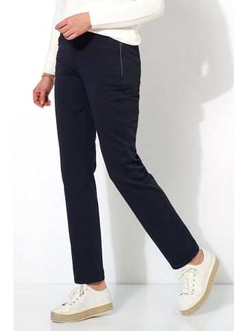 Relaxed by TONI Hose "Scarlet" in Dunkelblau