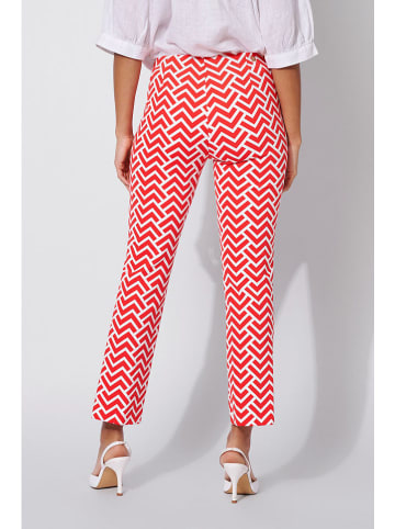Rosner Chinobroek rood/wit