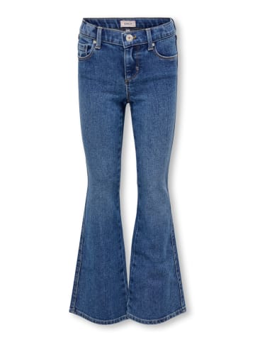 KIDS ONLY Uitlopende spijkerbroek - slim fit - blauw