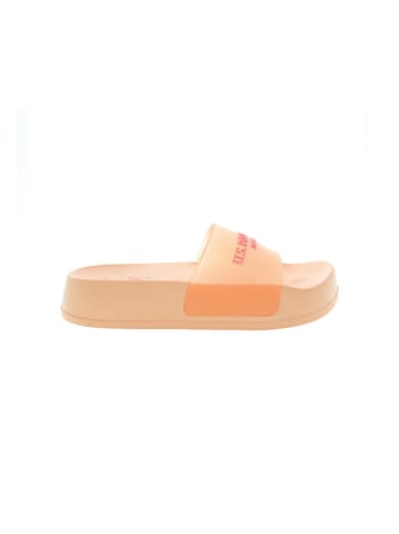 U.S. Polo Assn. Pantoletten in Orange