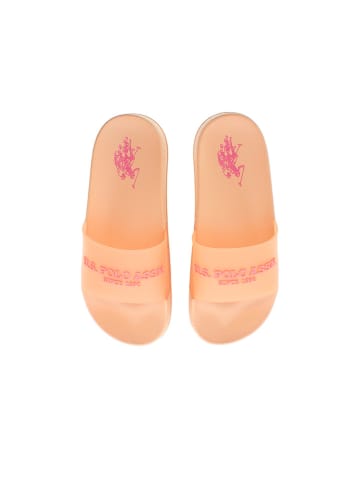 U.S. Polo Assn. Pantoletten in Orange