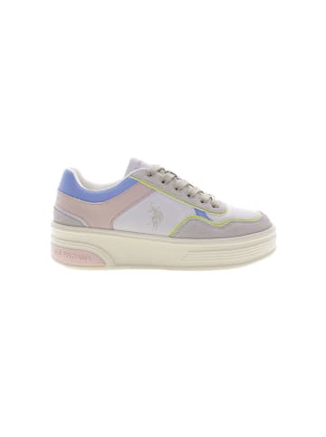 U.S. Polo Assn. Sneakersy w kolorze beżowym ze wzorem