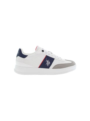 U.S. Polo Assn. Sneakers wit/grijs/donkerblauw