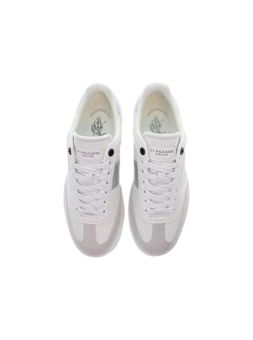 U.S. Polo Assn. Sneakersy w kolorze srebrno-kremowym