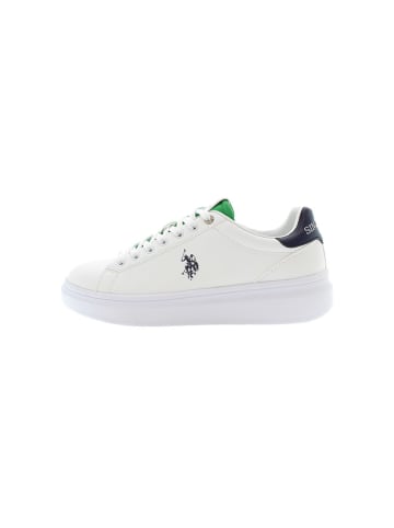 U.S. Polo Assn. Sneakersy w kolorze biało-zielonym
