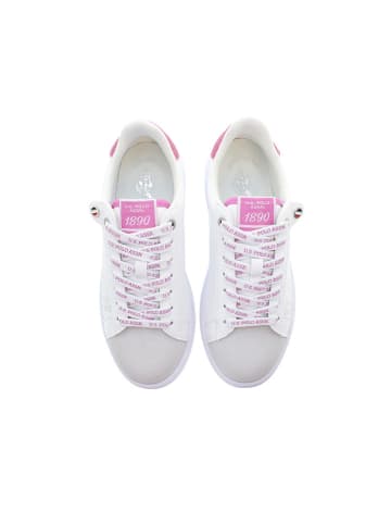 U.S. Polo Assn. Sneakers in Weiß/ Pink