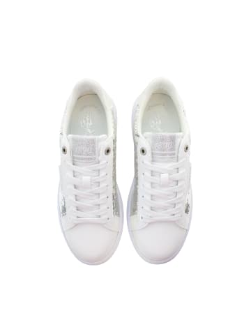 U.S. Polo Assn. Sneakers in Weiß/ Silber