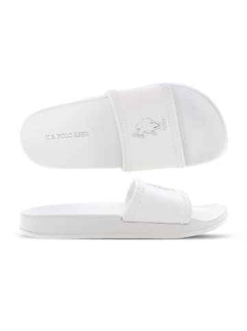 U.S. Polo Assn. Klapki w kolorze białym