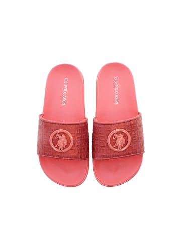 U.S. Polo Assn. Pantoletten in Rot