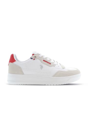 U.S. Polo Assn. Sneakersy w kolorze biało-beżowym