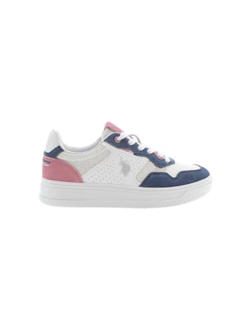 U.S. Polo Assn. Sneakers in Weiß/ Dunkelblau/ Rosa