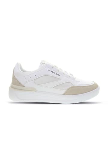 U.S. Polo Assn. Sneakersy w kolorze biało-beżowym