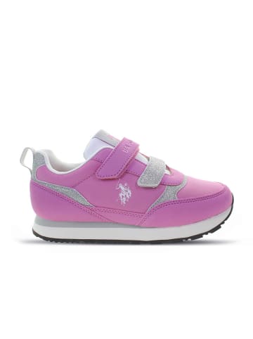 U.S. Polo Assn. Sneakersy w kolorze różowym