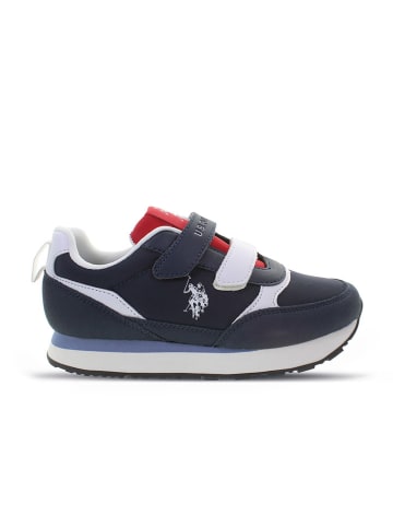 U.S. Polo Assn. Sneakers in Dunkelblau/ Rot