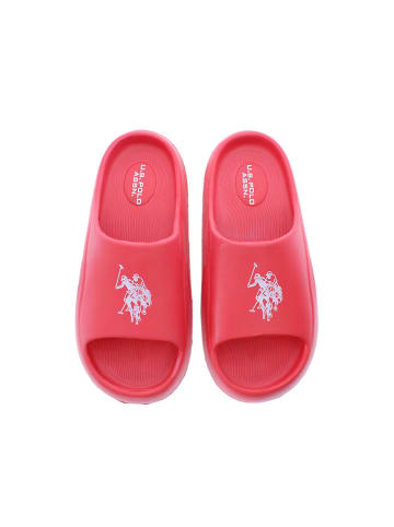 U.S. Polo Assn. Klapki w kolorze czerwonym