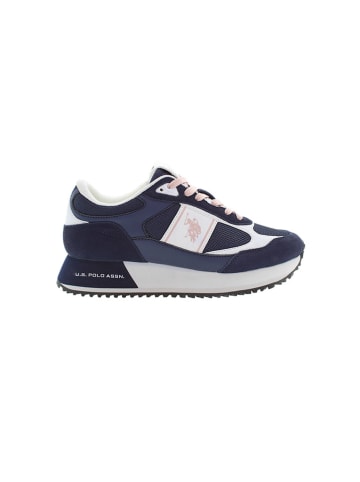 U.S. Polo Assn. Sneakersy w kolorze granatowo-jasnoróżowym