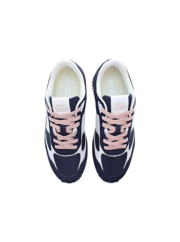 U.S. Polo Assn. Sneakers in Dunkelblau/ Rosa