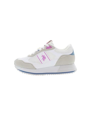 U.S. Polo Assn. Sneakersy w kolorze biało-beżowo-różowym