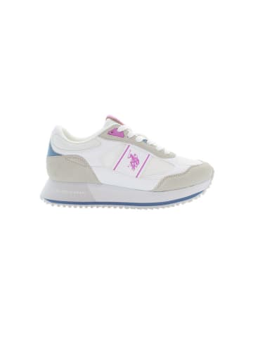 U.S. Polo Assn. Sneakers in Weiß/ Beige/ Pink