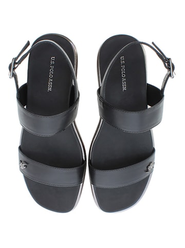 U.S. Polo Sandalen "Soraya" in Schwarz