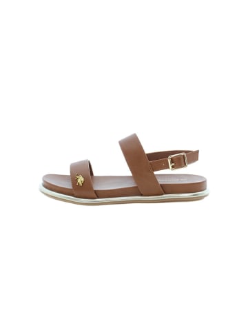 U.S. Polo Assn. Sandalen in Hellbraun