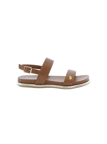 U.S. Polo Assn. Sandalen in Hellbraun