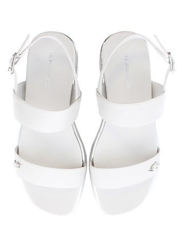U.S. Polo Sandalen "Soraya" in Weiß