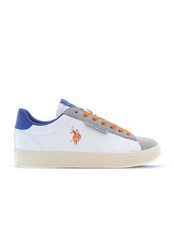 U.S. Polo Assn. Sneakersy w kolorze białym ze wzorem