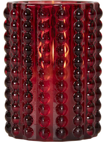STAR Trading Ledwaskaars "Flamme Dotty" rood - (H)12,5 cm
